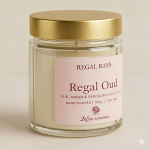 Regal oud ( Luxury & Rich)- Jar Candle