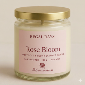 Rose Bloom- Jar Candle