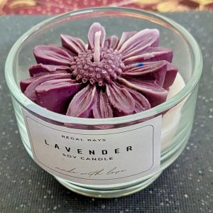 Lavender jasmine mini jar candle