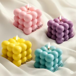 Big bubble candle set- 4 pcs