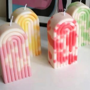 Rainbow arch candle set