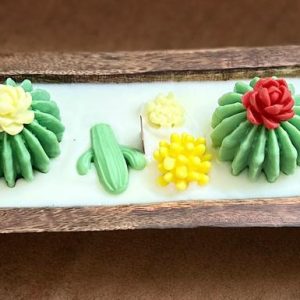 WOODEN Boat candle – Extra large  (DESERT THEME)
